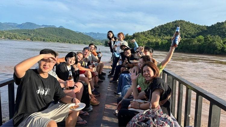 Pak Ou Caves and Kuang Si Waterfalls Tour Exclusive Private Tour from Luang Prabang