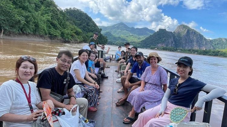 Pak Ou Caves and Kuang Si Waterfalls Tour Exclusive Private Tour from Luang Prabang