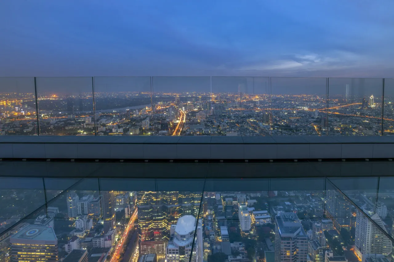 Ultimate Mahanakhon SkyWalk Rooftop and Deck Day View Ticket
