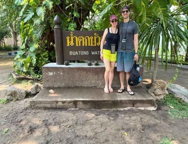 Bua Thong Sticky Waterfalls Private Tour from Chiang Mai Amazing Waterfall Adventure