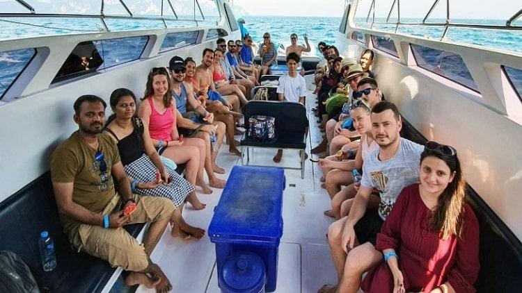 Amazing Krabi 7 Islands Sunset Tour with BBQ Dinner by Speed Boat